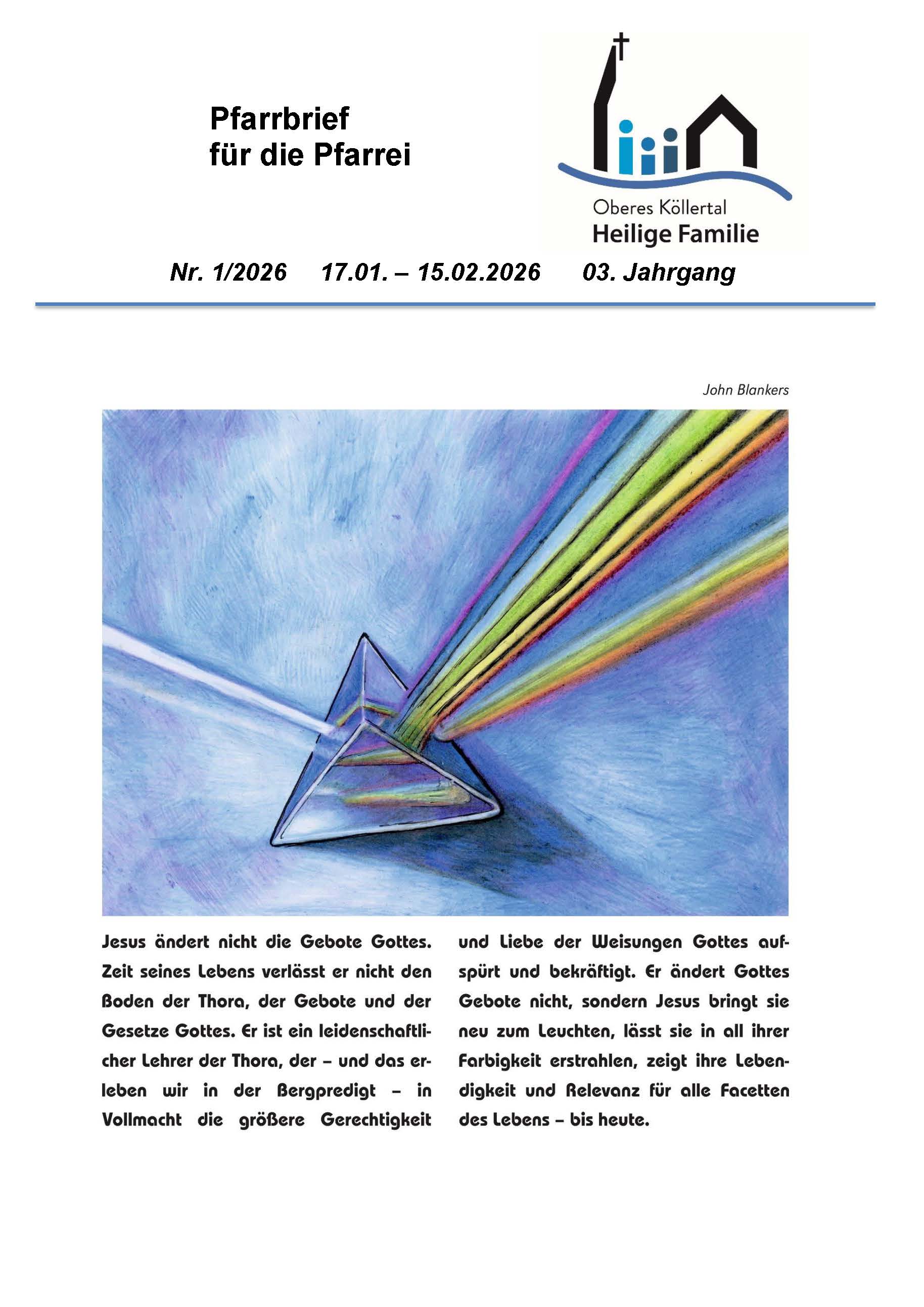 Die Titelseite zeigt die Lichtbrechnung an einem Prisma (c) obkhefa Die Titelseite zeigt die Lichtbrechnung an einem Prisma